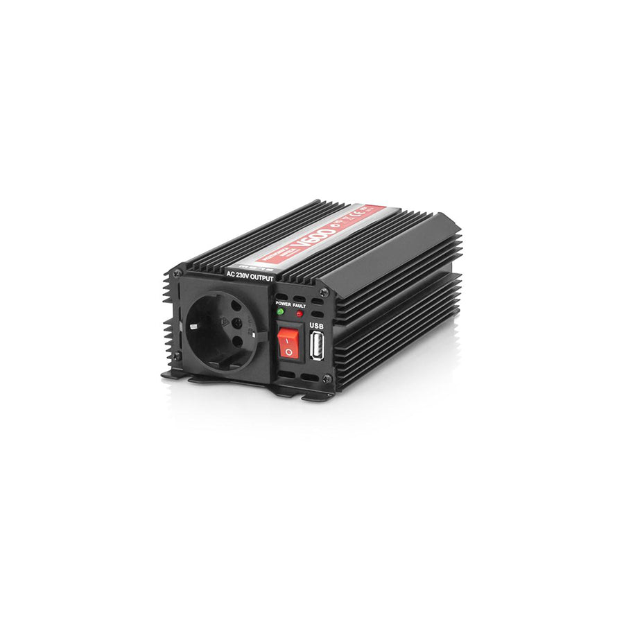 BLOW V600 5871# Inverter max. 600W, with cigarette lighter plug, with clamps, with electric safety socket, with fuse