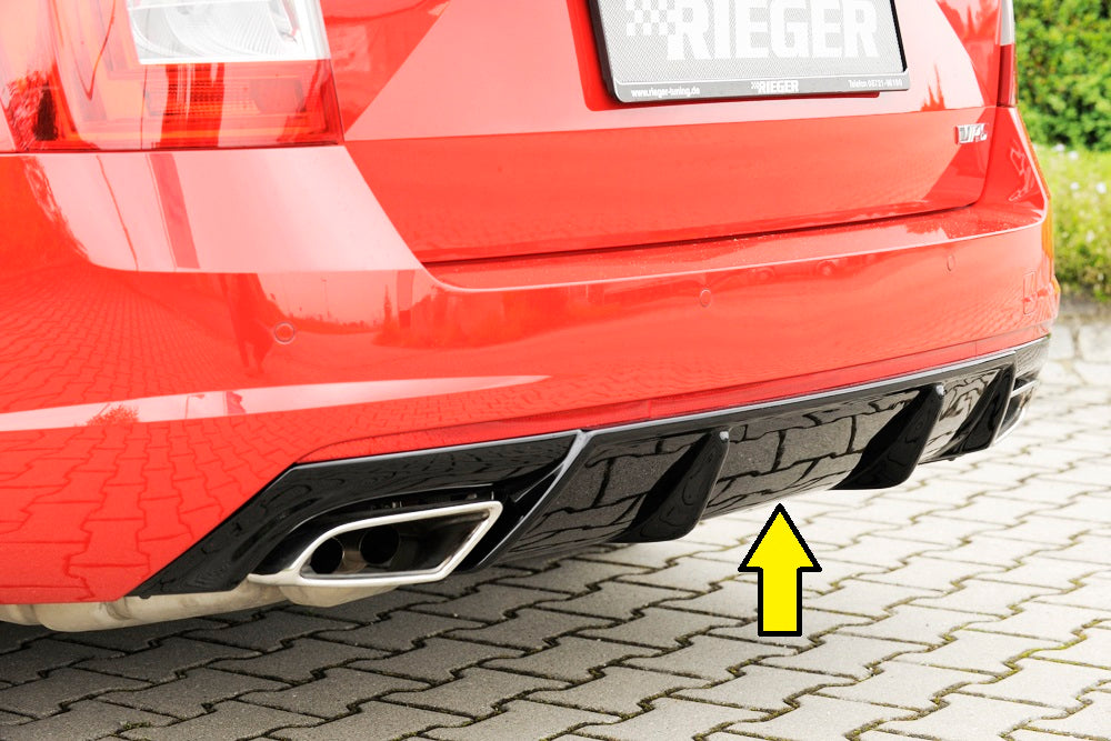 Rieger 00088088 Skoda 5E Octavia RS Rear Diffuser