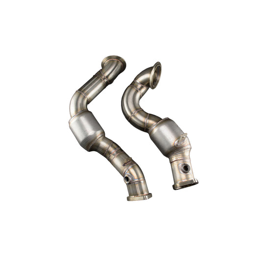 Ultimate Racing BMW N54 E82 E88 E90 E92 Metal Substrate High-Flow Catted Downpipes - RHD (135i & 335i)