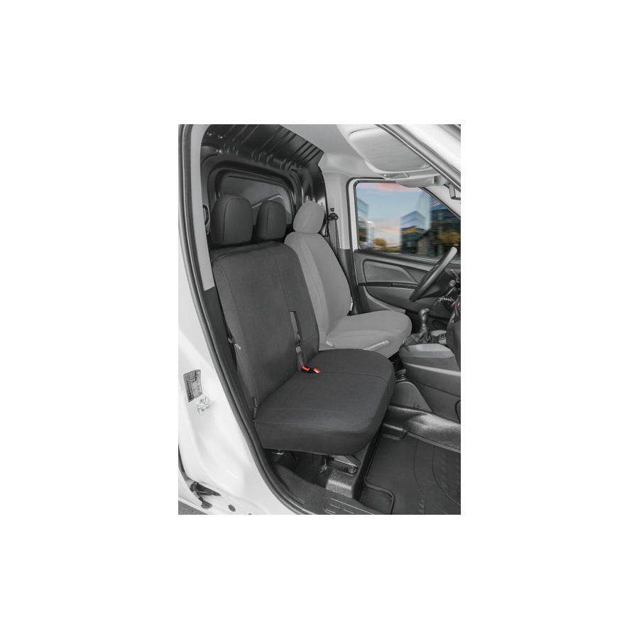 WALSER 10542 Car seat cover for FORD TRANSIT CONNECT Grey, Polyester, Front