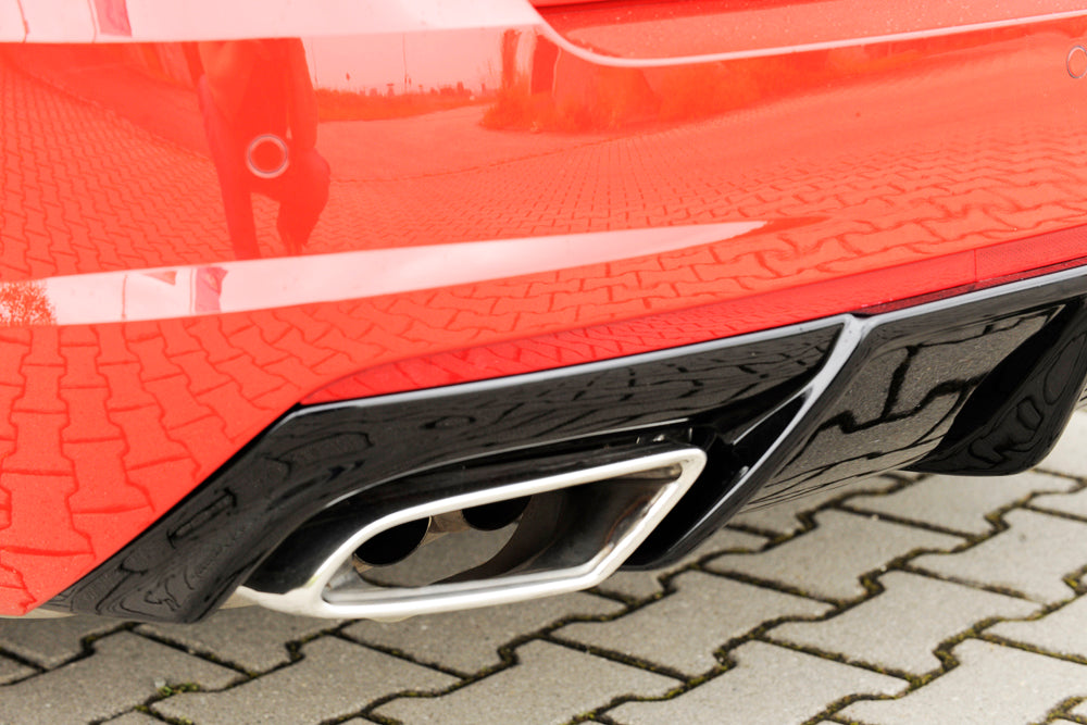 Rieger 00088088 Skoda 5E Octavia RS Rear Diffuser - Glossy Black
