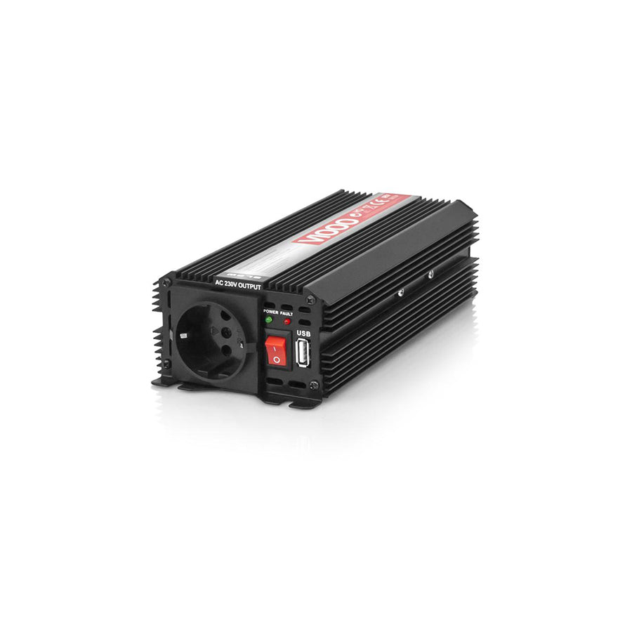 BLOW V1000 5854# Inverter max. 1000W, with cigarette lighter plug, with clamps, with electric safety socket, with fuse