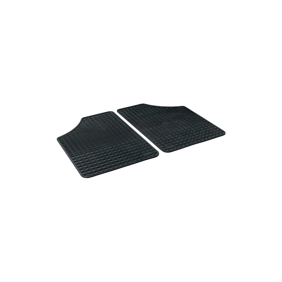 WALSER Tailored, Blueline Premium 14901 Floor mat set Elastomer, Rear, Quantity: 2, Black