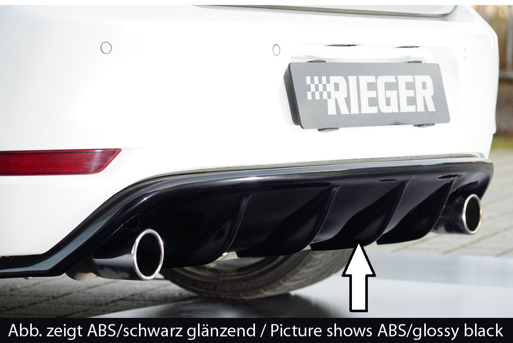 Rieger 00059524 VW Mk6 Golf GTI Rear Diffuser