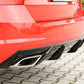 Rieger 00088088 Skoda 5E Octavia RS Rear Diffuser - Glossy Black