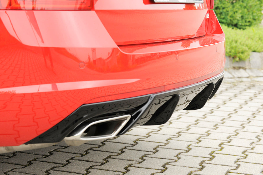 Rieger 00088088 Skoda 5E Octavia RS Rear Diffuser - Glossy Black