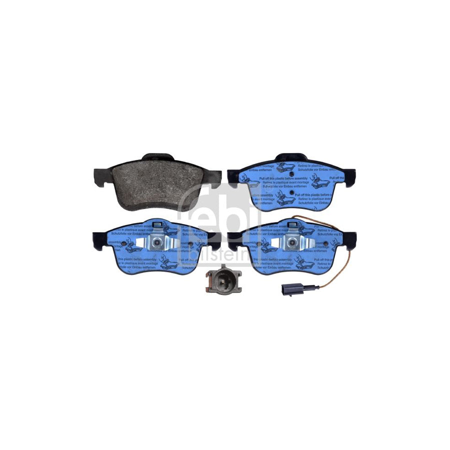 Febi Bilstein 116059 Brake Pad Set Front Axle Incl Wear Warning Contact