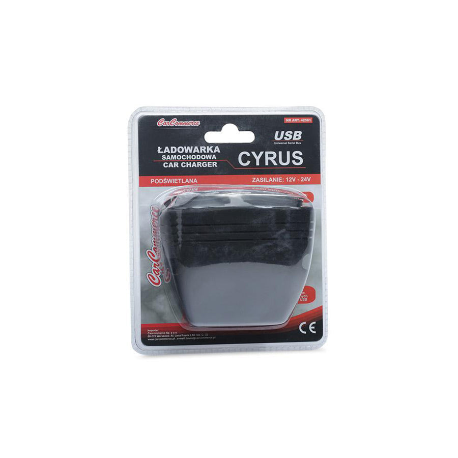 CARCOMMERCE 42561 In-car charger Number of inlets/outlets: 3, Black
