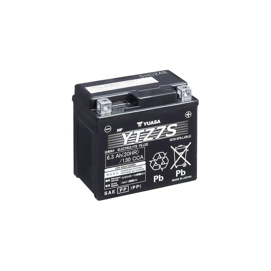 Yuasa YTZ7S 12V High Performance Maintenance Free Motorbike & Motorcycle Battery