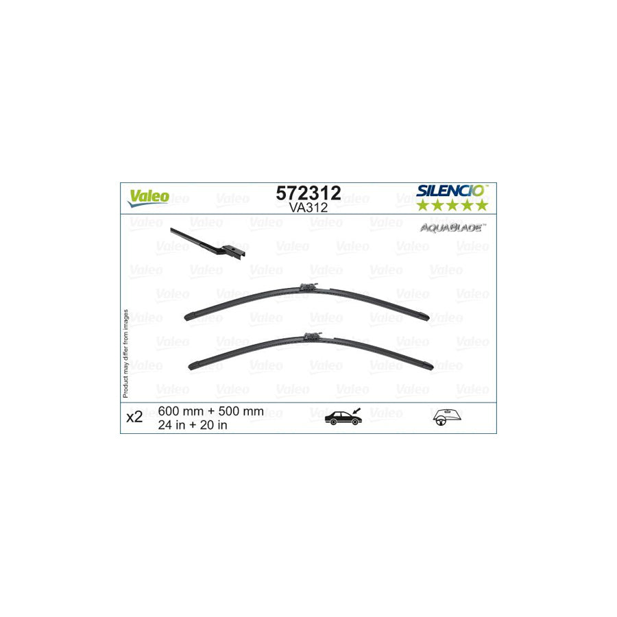 Valeo 572312 Wiper Blade | Duco Car Parts UK Car Parts