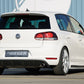Rieger 00059524 VW Mk6 Golf GTI Rear Diffuser for Original Tailpipe Left & RIght -  Matte Black