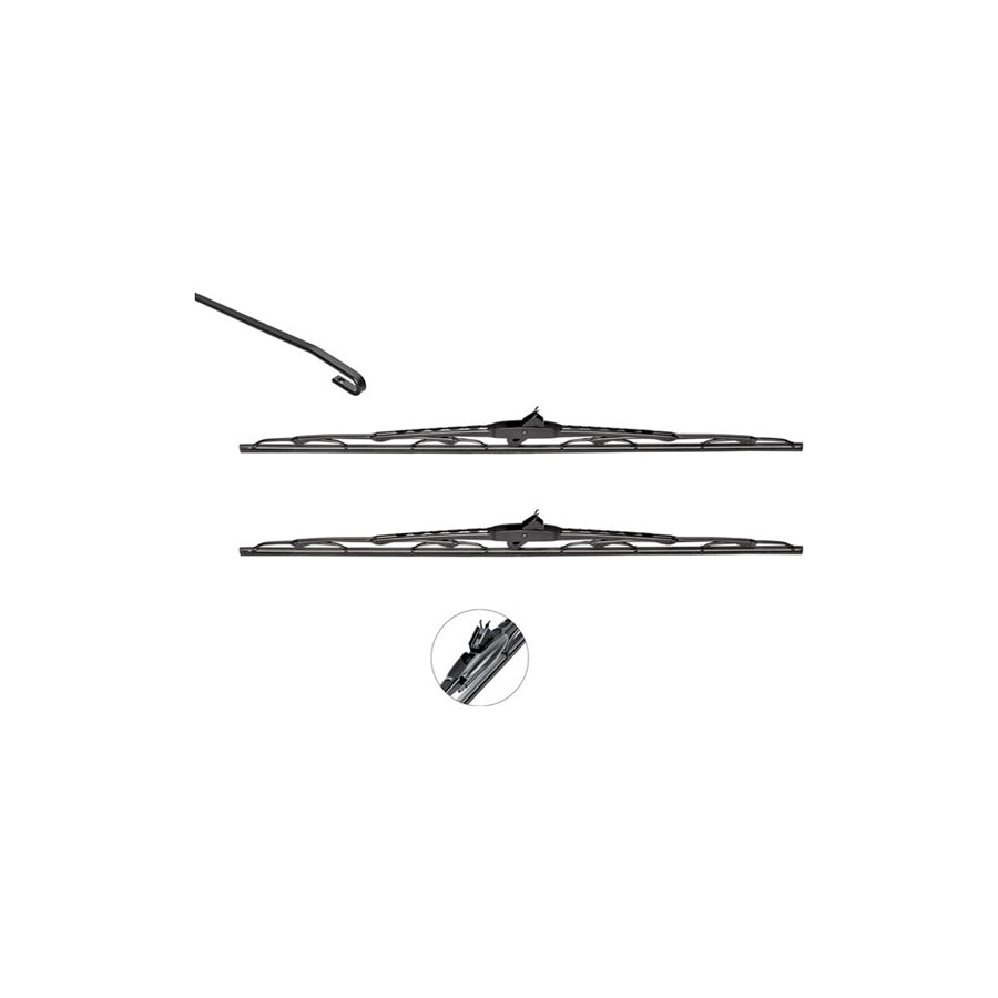 Valeo Silencio Specific Wiper Blade Set Vm206 Front