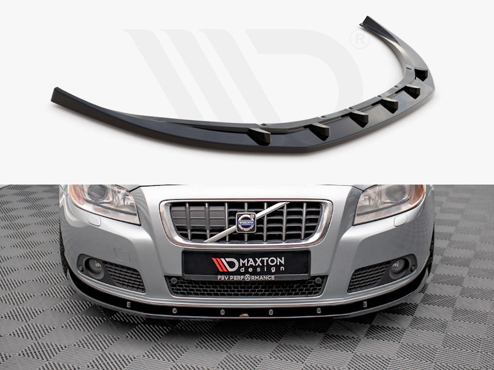 Maxton Design VO-V70-3-FD1T Front Splitter V.1 Volvo V70 MK3 (2007-2013) | Duco Car Parts UK Car Parts