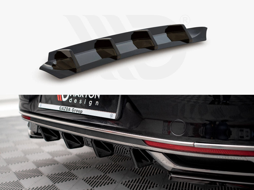 Maxton Design VW-PA-B8F-RS1T Rear Valance VW Passat B8 Facelift (2019-) | Duco Car Parts UK Car Parts