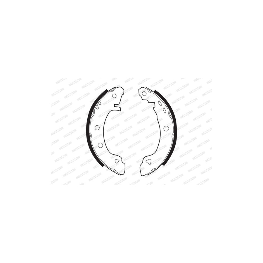 FERODO PREMIER FSB306 Brake Shoe Set with accessories