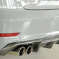 Rieger 00099368 Audi 8V A3 Rear Diffuser for Twin Tailpipe Left & Right - Carbon-Look