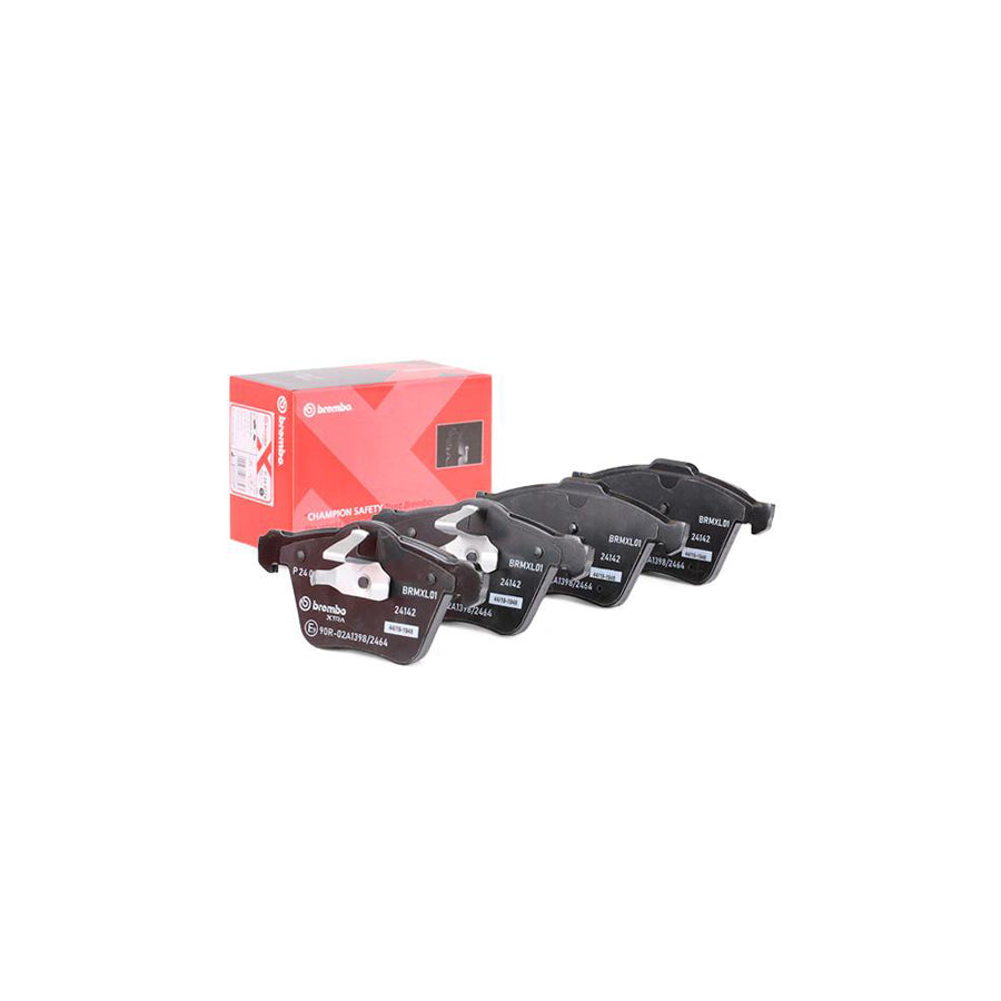 Brembo P 24 077X Brake Pad Set Excl Wear Warning Contact