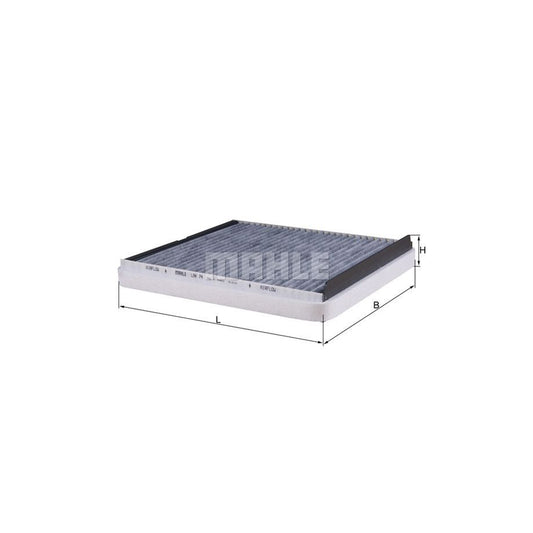 MAHLE ORIGINAL LAK 74 Pollen filter Activated Carbon Filter