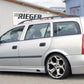 Rieger 00051119 Opel Astra G Right Side Skirt -  Matte Black