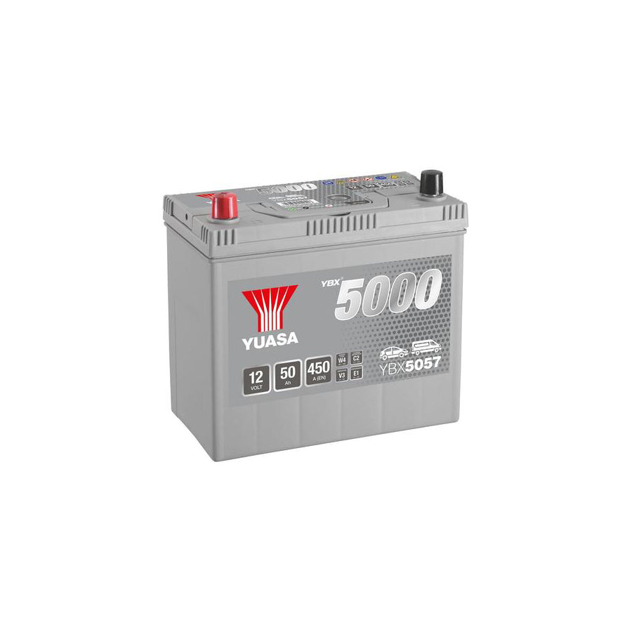 Yuasa YBX5057 12v 50Ah Silver High Performance SMF Battery