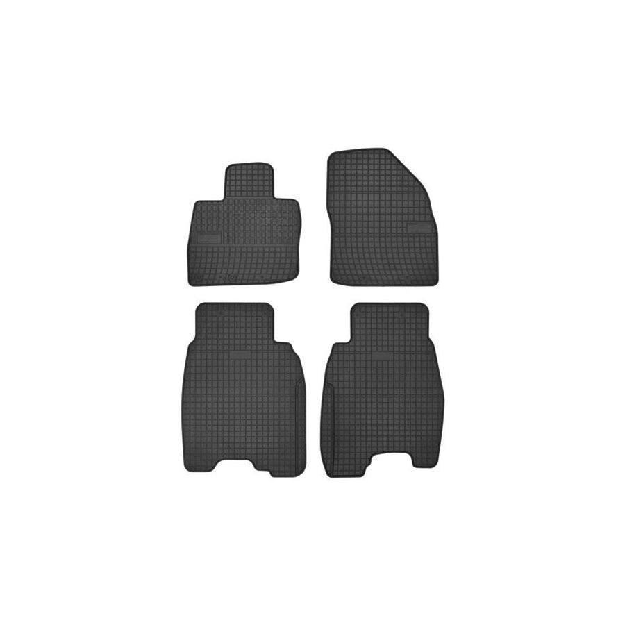 FROGUM Tailored 0830 Floor mat set for HONDA Civic VIII Hatchback (FN, FK) Elastomer, Front and Rear, Quantity: 4, Black, (LHD)