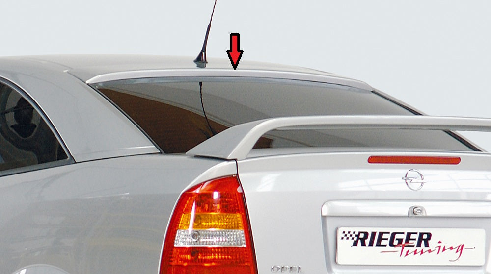 Rieger 00051211 Opel Astra G Rear Window Cover -  Matte Black