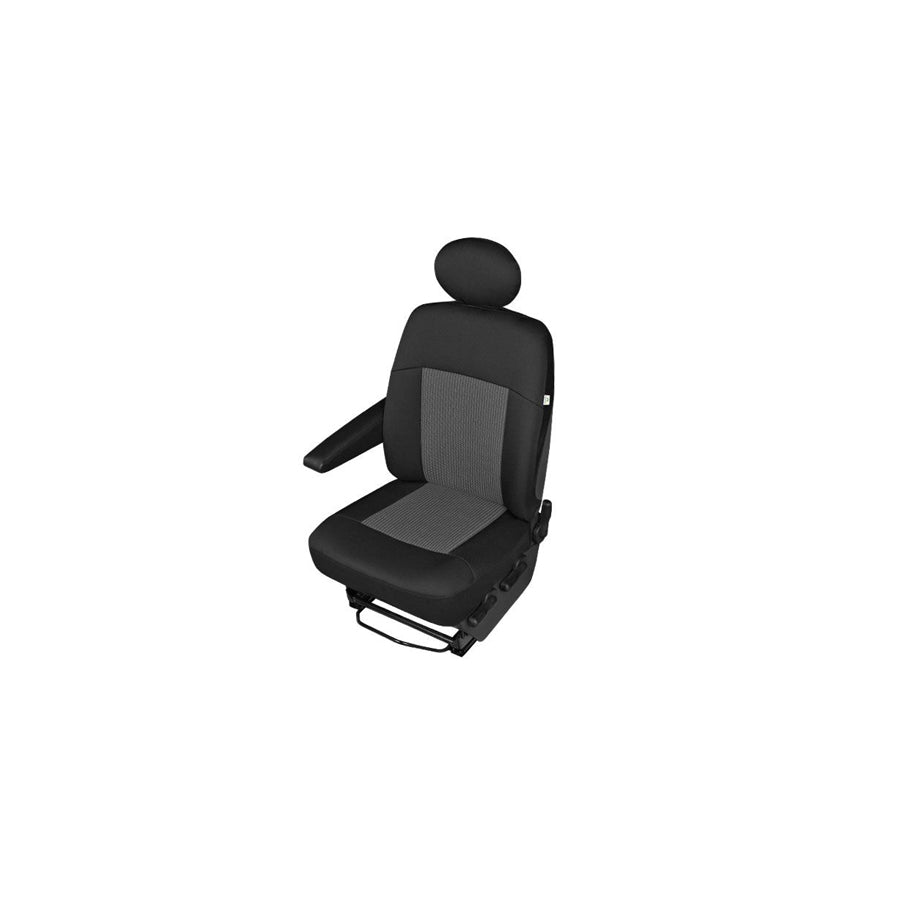 KEGEL Delivery Van Apollo 5-1670-233-4015 Car seat cover Black, graphite, Polyester, PU (Polyurethane), Front