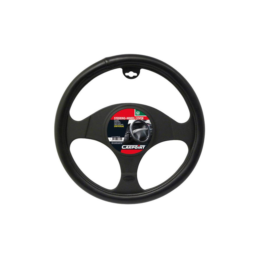 CARPOINT 2510103 Steering wheel cover Black, ?: 37-39cm, PVC