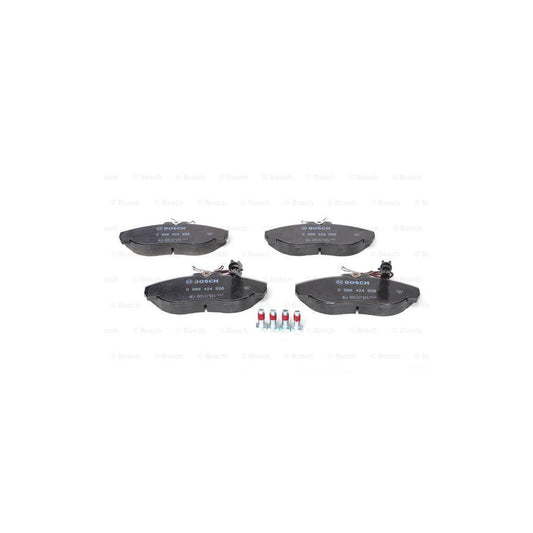 Bosch 0986424556 Brake Pad Set With Integrated Wear Sensor With Anti Squeak Plate With Bolts Screws With Accessories BP304