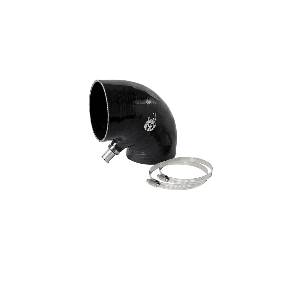  aFe 59-00113 (4 IN ID to 4-1/4 IN ID x 90 Deg.) Elbow Reducing Coupler - Black Replacement Coupling Kit  | Duco Car Parts UK Car Parts