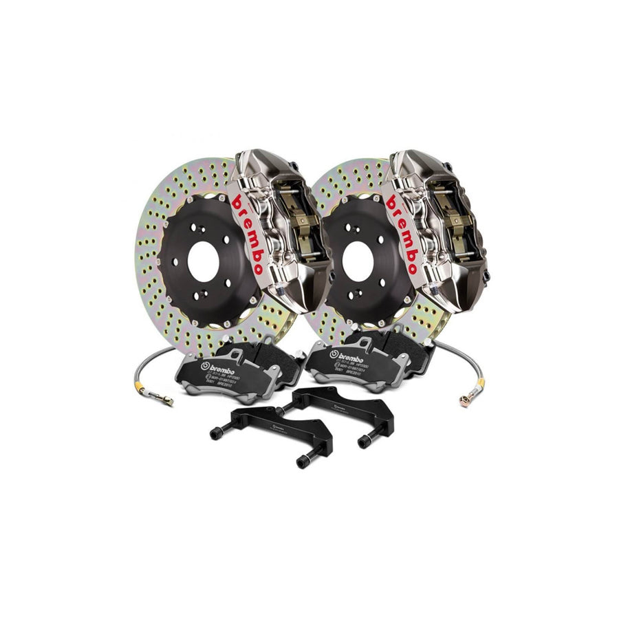 Brembo 2P1.9060AR BMW Rear GT-R 4-Pistons Drilled 2-piece Big Brake Kit 380x28mm (Inc. M2, M3, M4) | Duco Car Parts UK Car Parts