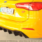 Rieger 00088237 Ford DEH Focus 4 ST Rear Diffuser for Original Tailpipe Left & RIght - Glossy Black