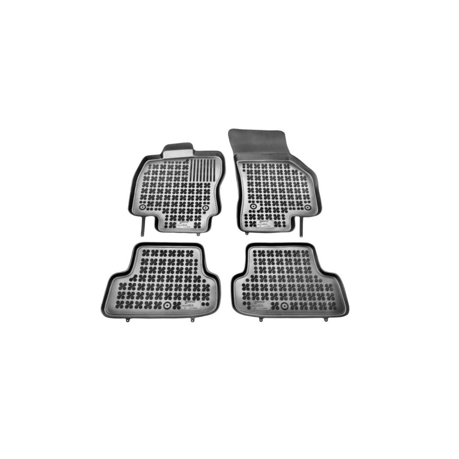 REZAW PLAST 200116 Floor mat set for AUDI A3 Sportback (8VA, 8VF) Elastomer, Front and Rear, Black