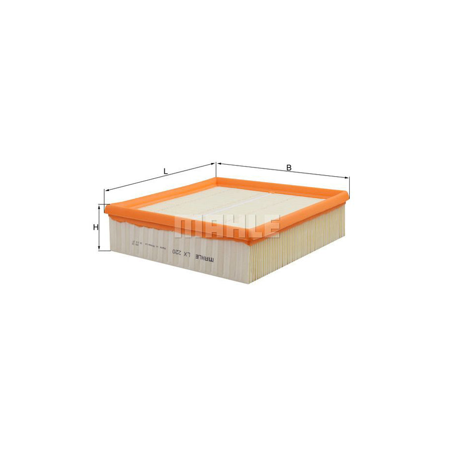 MAHLE ORIGINAL LX 220 Air Filter Filter Insert