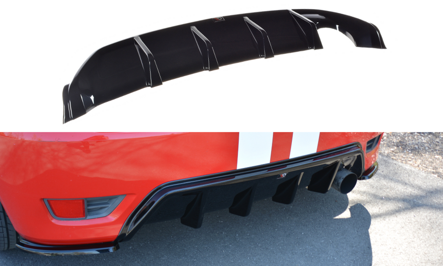Maxton Design FO-FI-6-ST-RS1T Rear Valance Ford Fiesta ST MK6 | Duco Car Parts UK Car Parts
