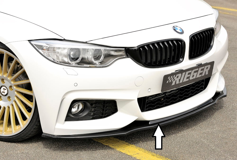 Rieger 00088086 BMW 4 Series F32 F33 F36 Front Splitter
