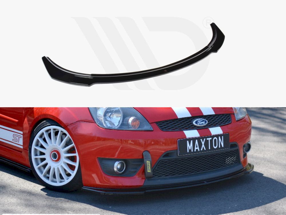 Maxton Design FO-FI-6-ST-FD2T Front Splitter V.2 Ford Fiesta MK 6 St/zetec S (2004-2007) | Duco Car Parts UK Car Parts