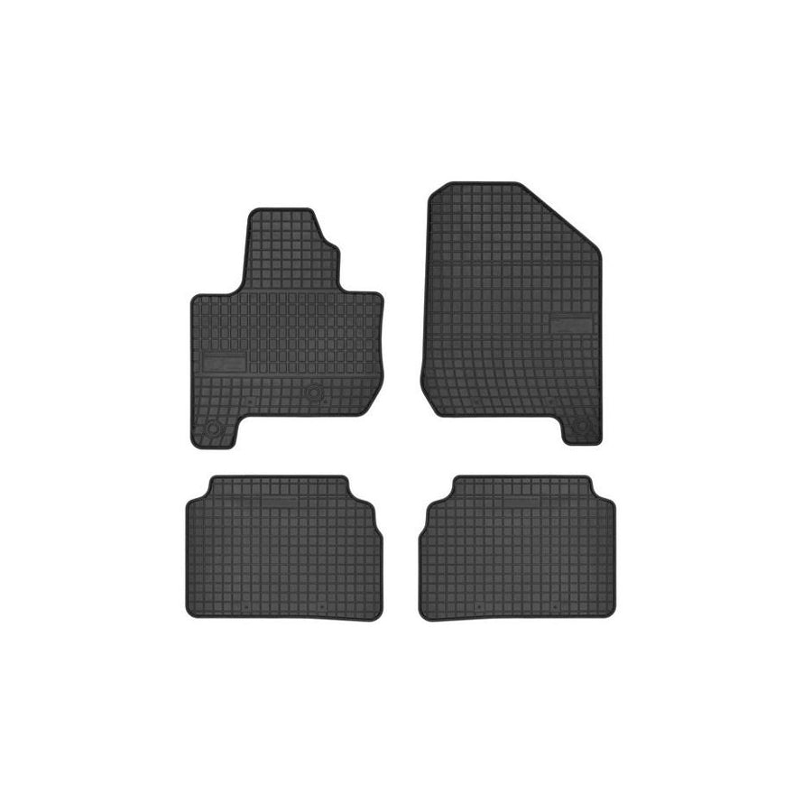FROGUM Tailored 547280 Floor mat set for KIA Soul II (PS) Elastomer, Front and Rear, Quantity: 4, Black, (LHD)
