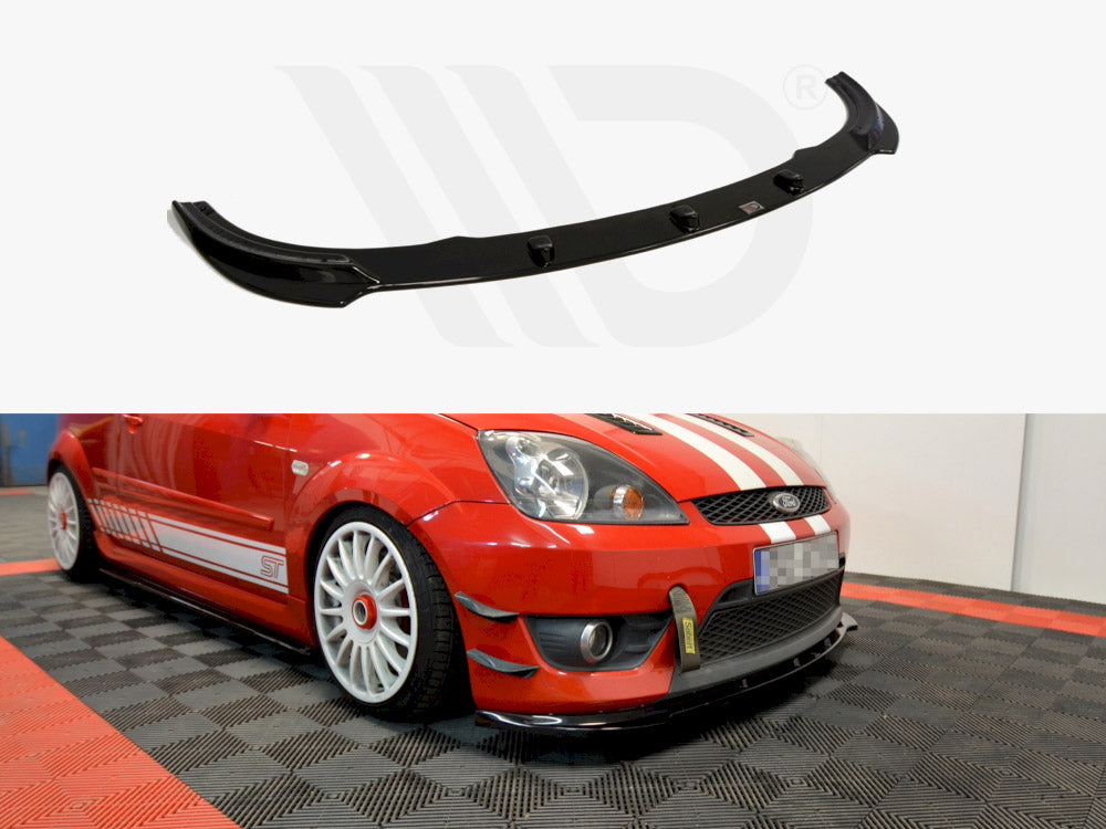 Maxton Design FO-FI-6-ST-FD1T Front Splitter Ford Fiesta MK 6 St/zetec S (2004-2007) | Duco Car Parts UK Car Parts