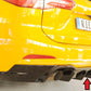 Rieger 00088237 Ford DEH Focus 4 ST Rear Diffuser for Original Tailpipe Left & RIght - Glossy Black