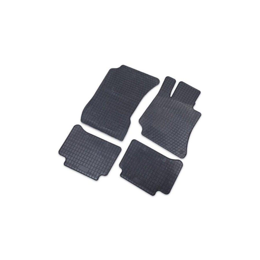 FROGUM Tailored 0781 Floor mat set Elastomer, Front and Rear, Quantity: 4, Black, (LHD)