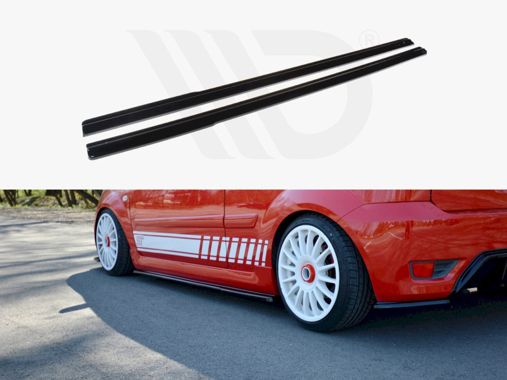 Maxton Design FO-FI-6-ST-SD1T Side Skirts Diffusers Ford Fiesta MK6 ST (2004-2007) | Duco Car Parts UK Car Parts
