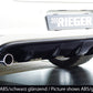 Rieger 00059524 VW Mk6 Golf GTI Rear Diffuser for Original Tailpipe Left & RIght -  Matte Black