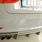 Rieger 00099367 Audi 8V A3 Rear Diffuser for Twin Tailpipe Left - Carbon-Look