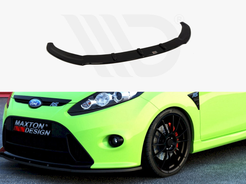 Maxton Design FO-FI-7-RS-FD1T Front Splitter Ford Fiesta MK7 (for Rs Look Bumper)fits | Duco Car Parts UK Car Parts