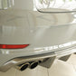 Rieger 00099367 Audi 8V A3 Rear Diffuser for Twin Tailpipe Left - Carbon-Look