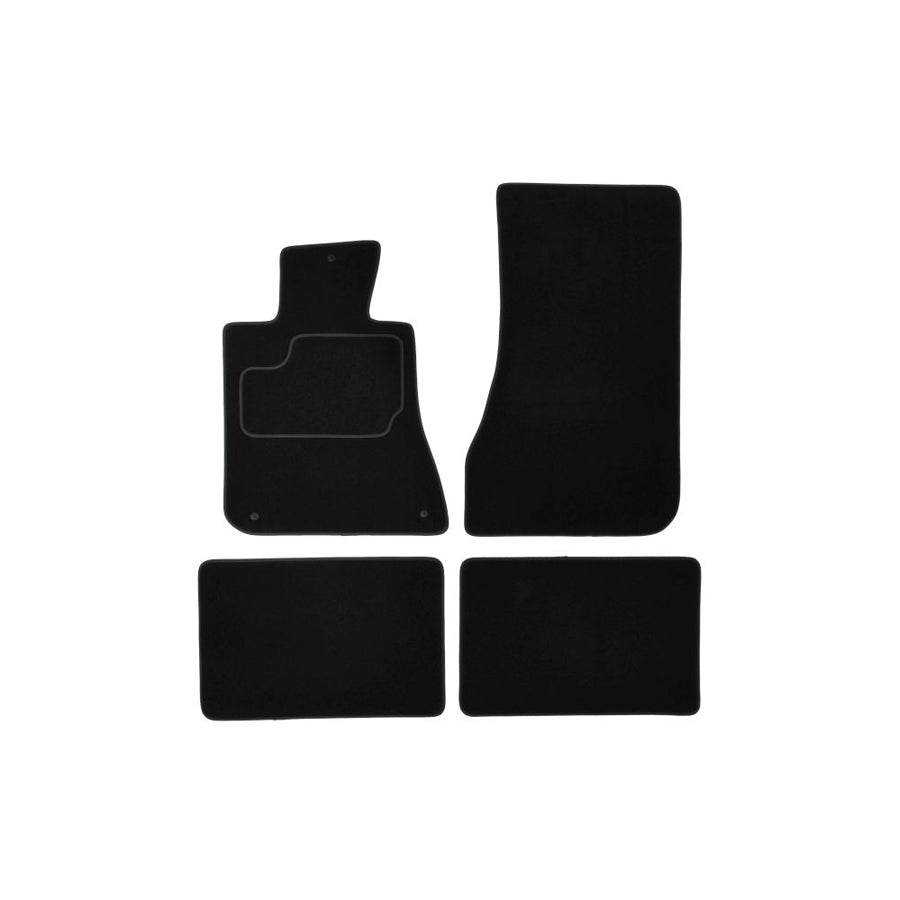 MAMMOOTH A041 BM135 PRM 01 Floor mat set for BMW 5 Saloon (E28) Textile, Front and Rear, Quantity: 4, Black