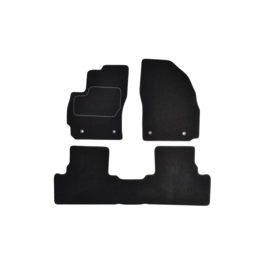 MAMMOOTH A041 MAZ55 PRM 01 Floor mat set for MAZDA 5 (CW) Textile, Front and Rear, Quantity: 3, Black