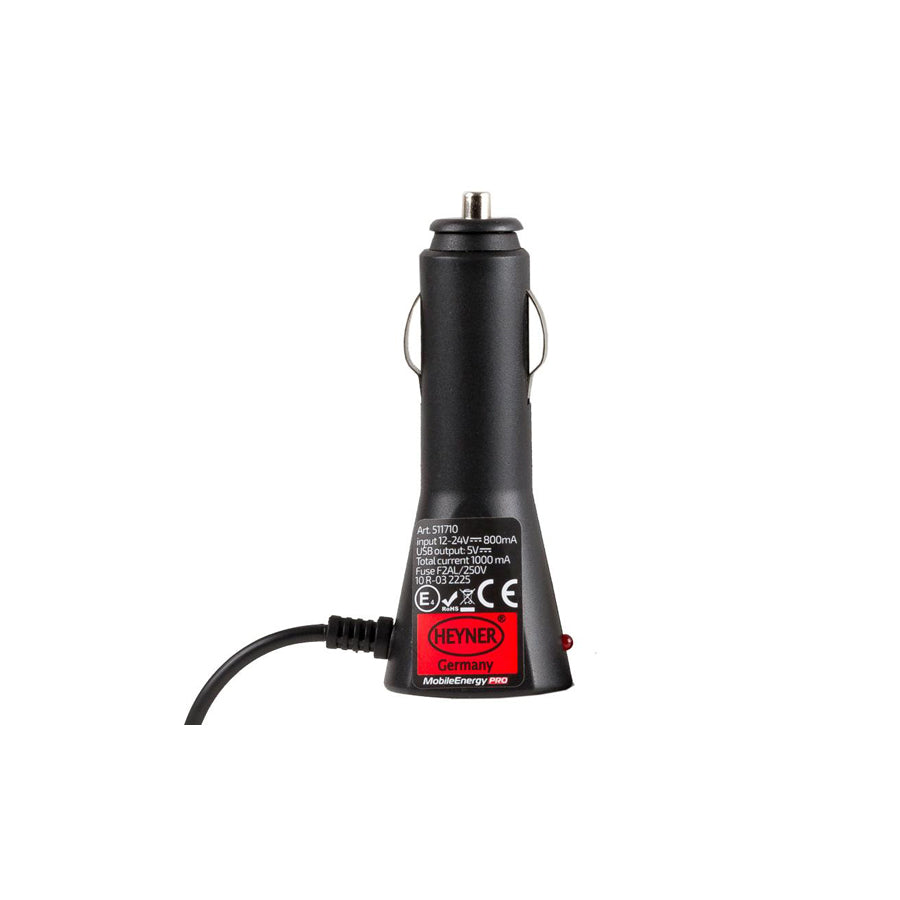 HEYNER MobileEnergy Pro 511710 In-car charger Number of inlets/outlets: 1 USB, Lightning, Black