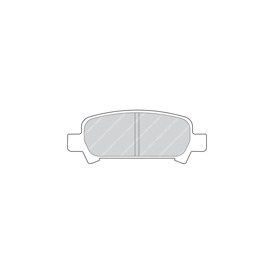 Ferodo Premier Fdb1333 Brake Pad Set With Acoustic Wear Warning Without Accessories